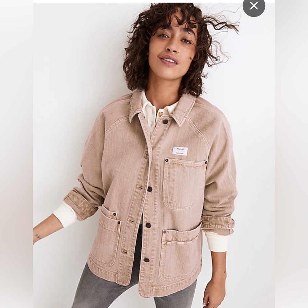 Madewell x Backdrop Studio Hours oversized chore coat